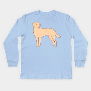 Labrador dog Kids Long Sleeve T-Shirt